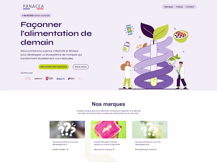 Panacea Paris Mobile Responsive Build & UI Polish
