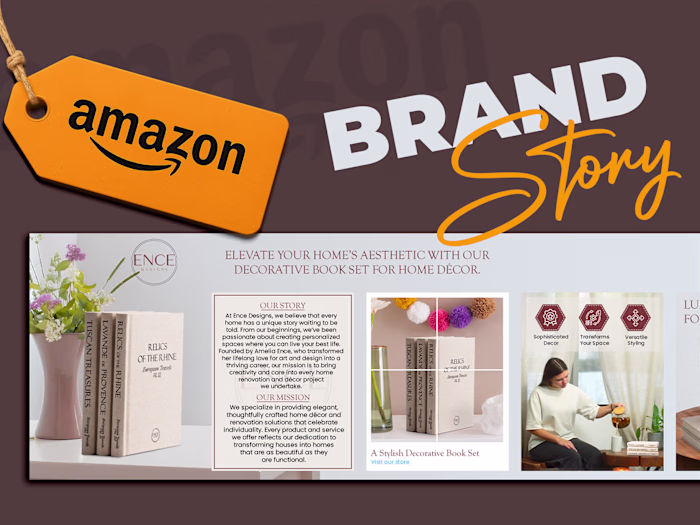 Project Overview
Designed a visual-rich Amazon