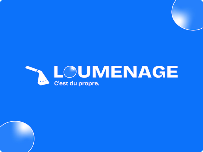 Logo & Brand Identity for a Home Cleaning Company | Loumenage