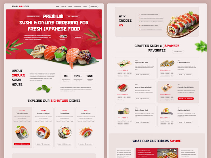 Sakura Sushi House – Japanese