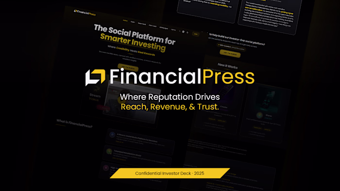 Strategic Framework Deck for Financial Press