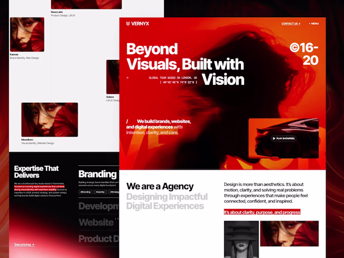 Verynx – Creative Agency Website