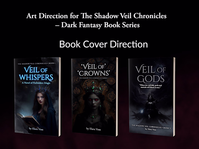 Art Direction for The Shadow Veil Chronicles -  Book Series