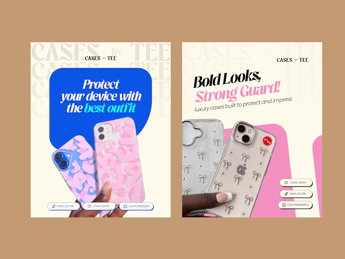 Cases by Tee Social Media Design System