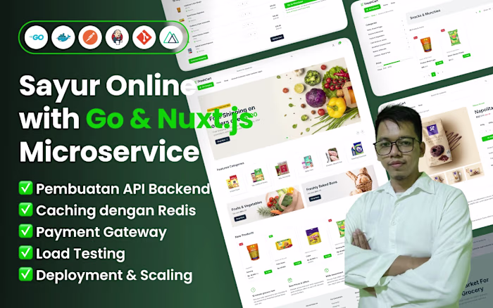 Online Class eCommerce Vegetable With Golang & Nuxt.js