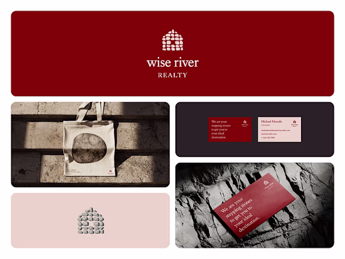 Wise River Realty Brand Identity