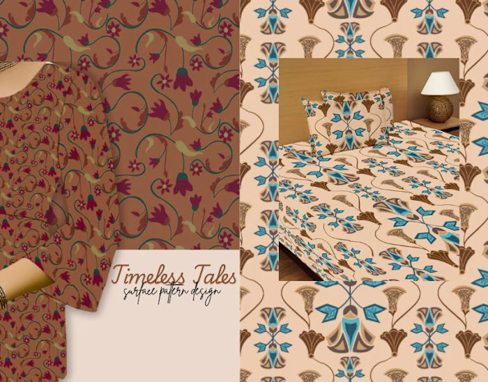Timeless Tales : Textile Print Design