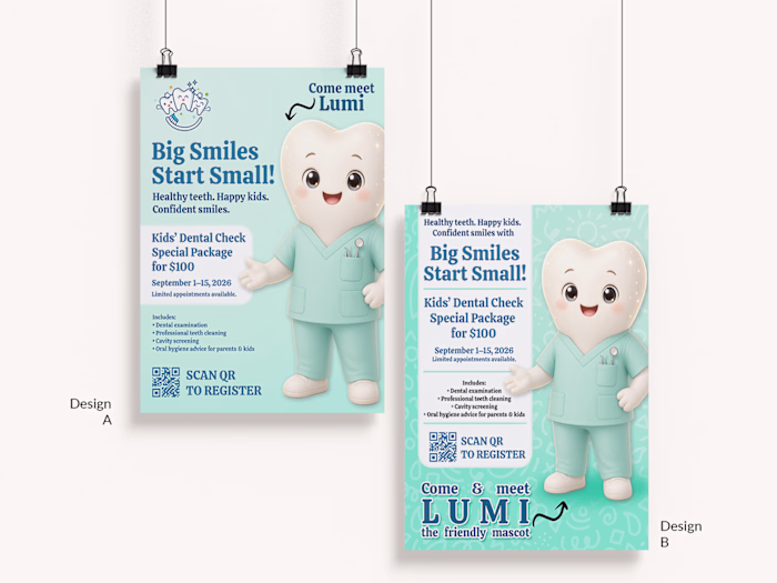 I designed a kids-focused dental