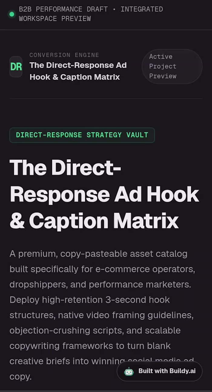 Direct Response Matrix: AI Ad Copy Automation
