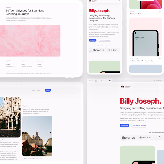 First-Attempt Portfolio Website