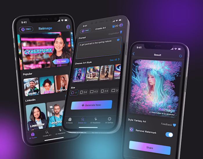 ReImage AI Generator App