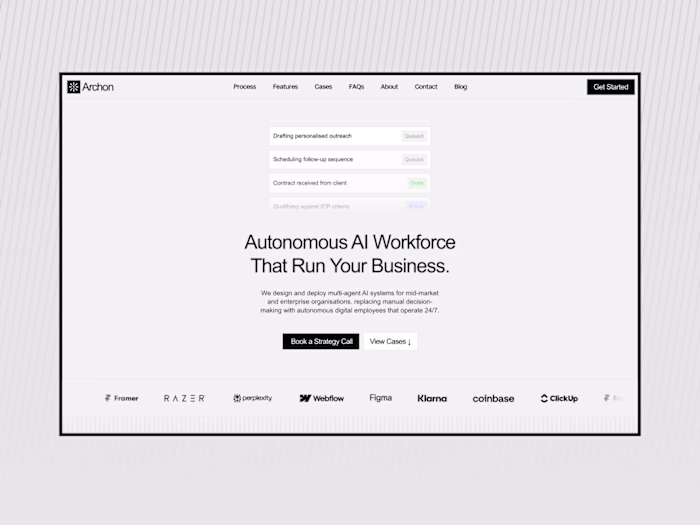 Archon - AI Agency Framer Template