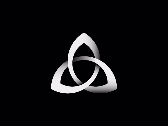 Celtic Knot Logo Gradient