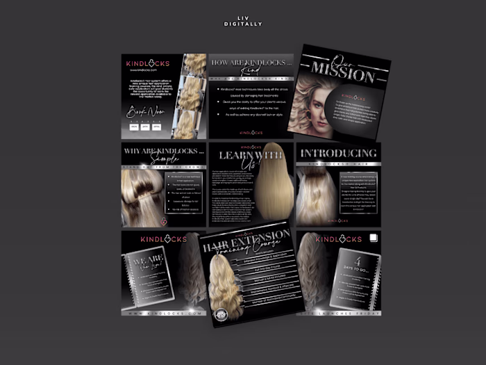 Instagram Marketing Campaign for Hair Extension Brand