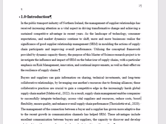 Exploring the Impact and Influence of Supplier Relationship