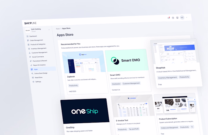 Developer Center, App store Design
