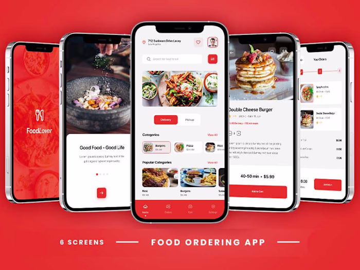 Food Ordering App UI Kit