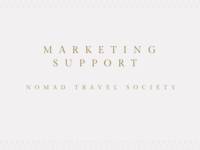 Social Media Support- Nomad Travel Society