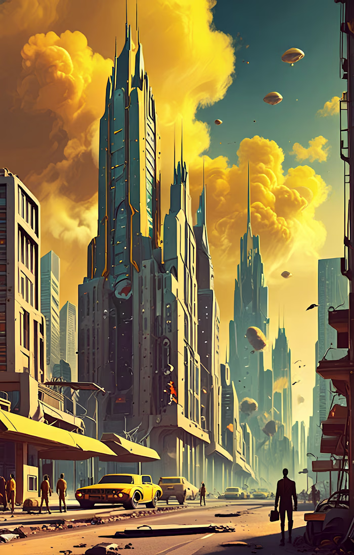 Just a sci-fi genai theme
