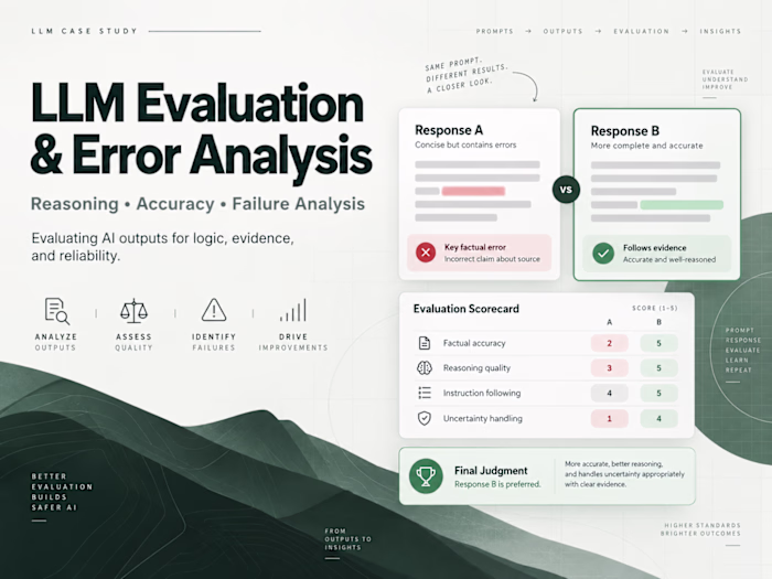 LLM Evaluation & Error Analysis