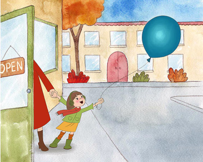 Blue Balloon by Marta Coughlin