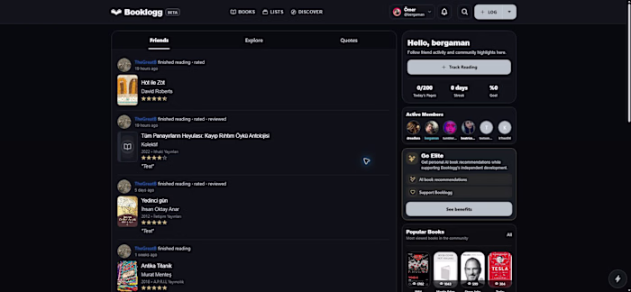 Booklogg desktop refactor — live