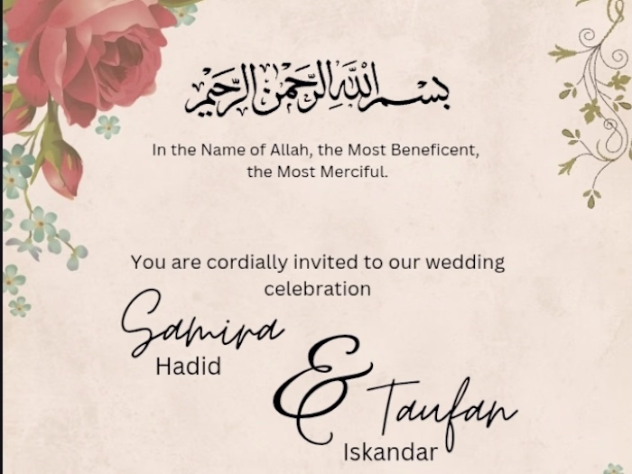 Title: Elegant Wedding Invitation Design
Description:A