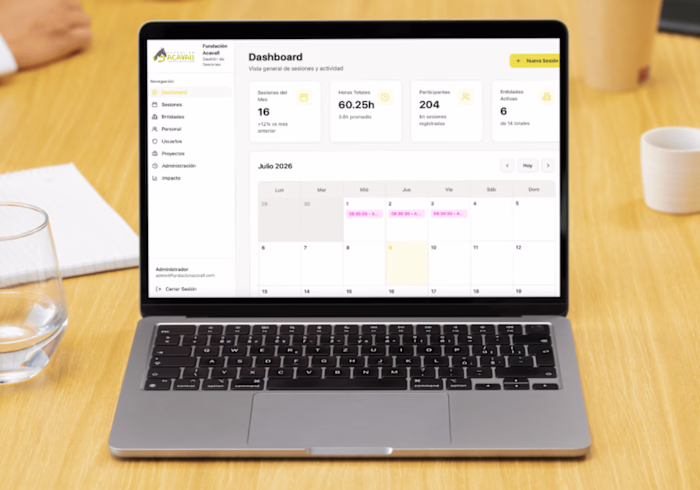 Digital Agenda Platform for Therapy Sessions