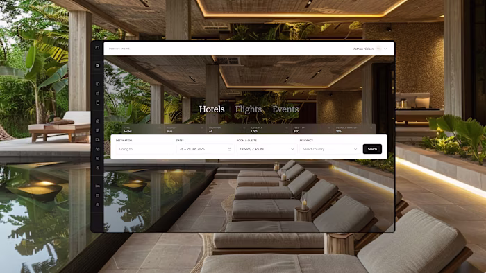 Travel Booking Widget for Entravel ✈️