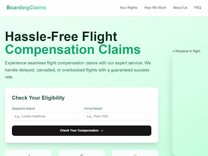 BoardingClaims | Claim Website