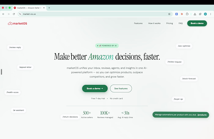 A website and internal CRM