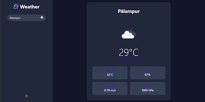 Weather and Forecast application