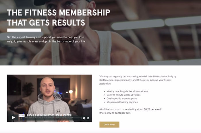 Body by Bartl: Get Started Page