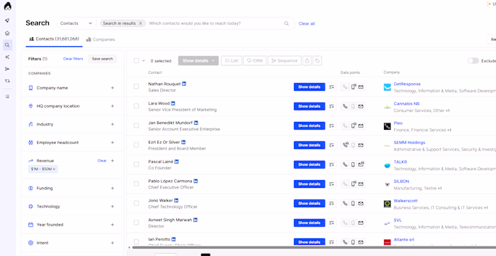 B2B Lead Generation using Lusha