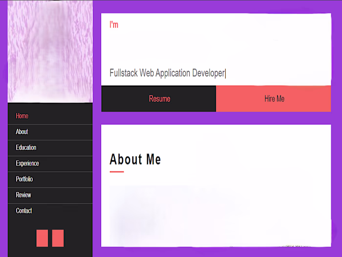 Personal Portfolio Website