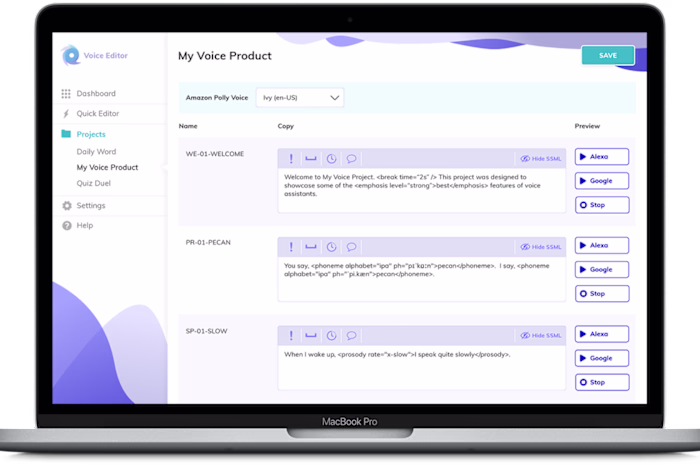 SSML Editor