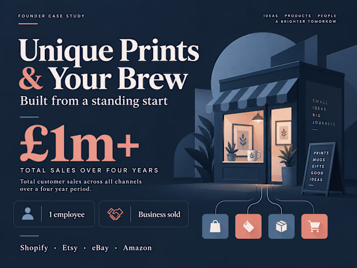 Unique Prints & Your Brew: £1m+ Sales, One Employee
