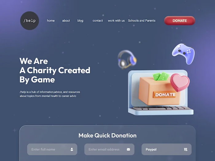  Gaming for a Cause: Charity Website Design