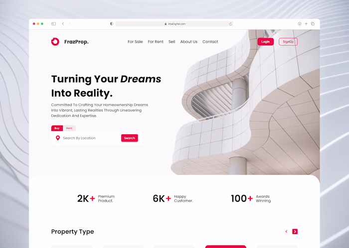 Real Estate Website Design