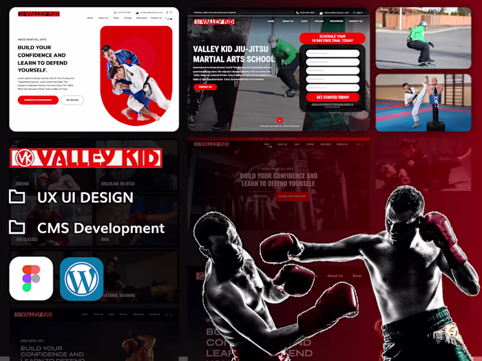 Valley Kid Martial Arts Website Design & Development