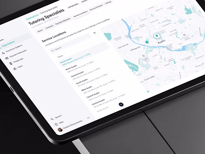 Care coordination platform development for
