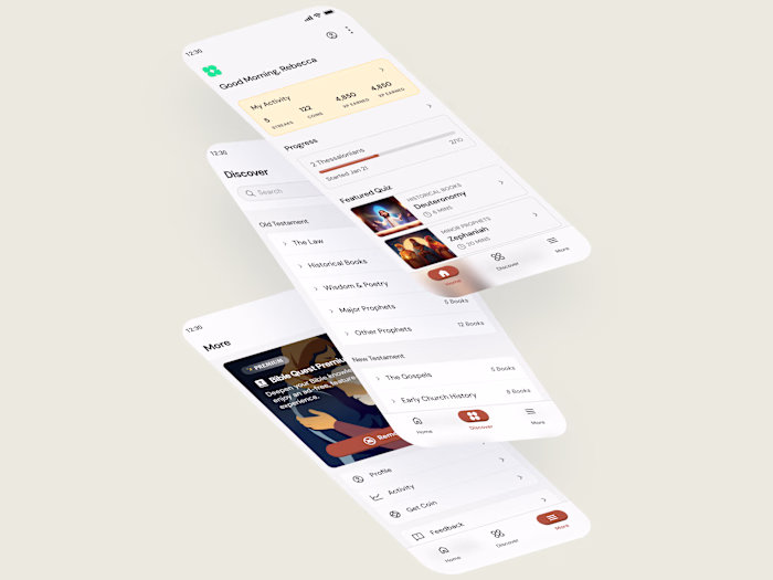 VerseQuest Bible Quiz App Design
