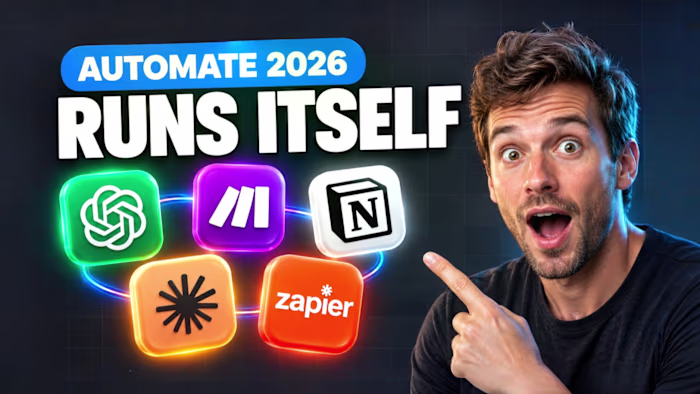 AI Automation & Productivity YouTube Thumbnail