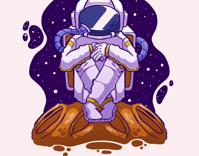 Astronaut illustration