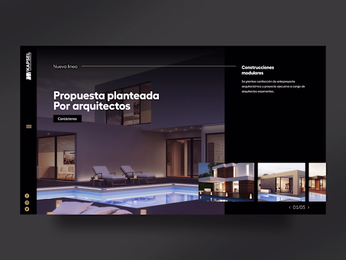Architecture studio website