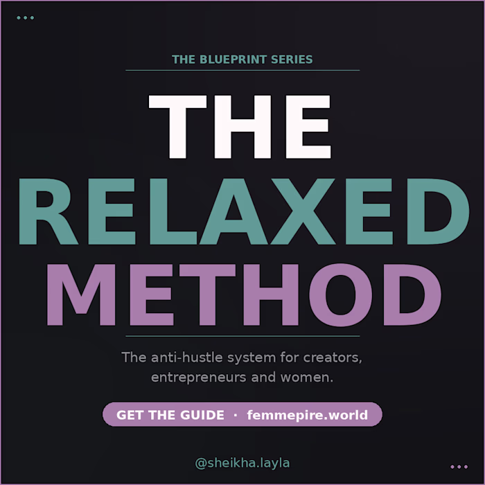 I recently launched "the relaxed