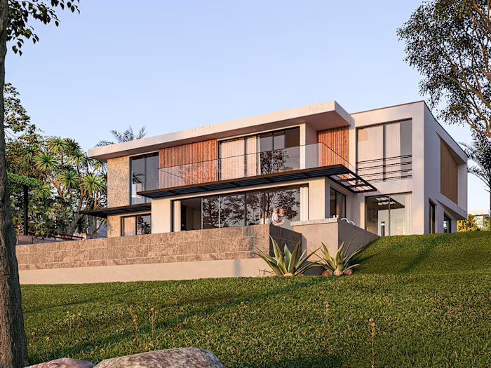 Modern Lake Villa