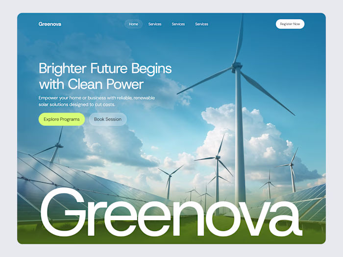Designed a modern, inspiring website