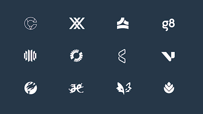 Logo portfolio — identities designed across varied industries