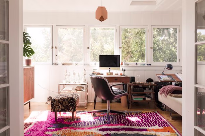 12 Boho Desks to Add to Your Home Office Stat